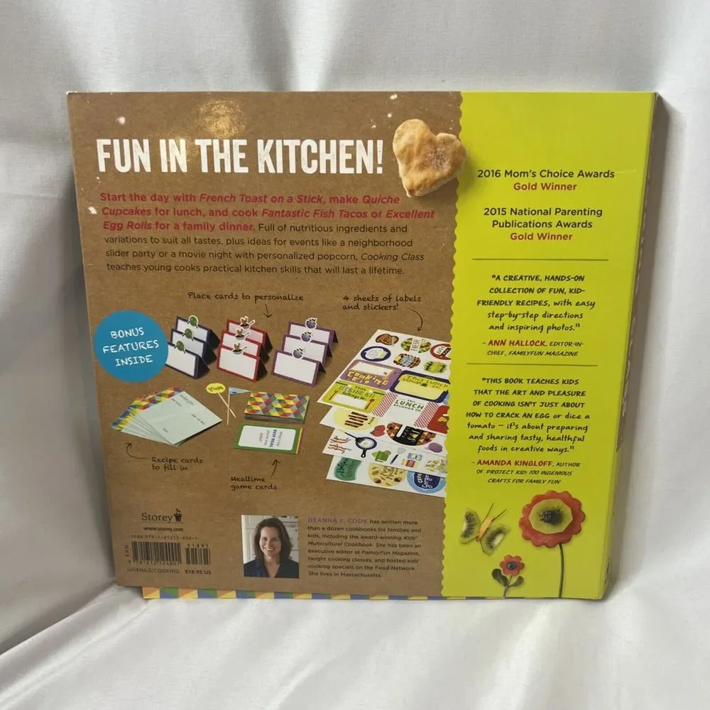 Kids Cookbooks‎ Set Of 2 Recipe Cooking Baking Deanna F. Cook NEW